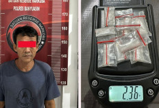 Polisi Tangkap Pengecer Narkoba di Banyuasin, 9 Paket Sabu Disita