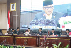 Pasca Dilantik, Bupati Muba Sampaikan Pidato Perdana pada Sidang Paripurna