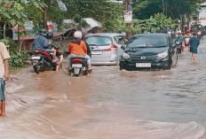 Banjir, Jalan Gandus Nyaris Terputus  