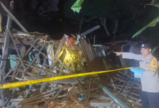Rumah Petani Lansia di Rantau Alai Roboh Akibat Dimakan Usia, Polisi Lakukan Ini