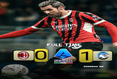 Skor 0-1, AC Milan Tumbang Lagi, Dipermalukan Atalanta di San Siro! 