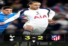 Hasil Liga Champions: Tottenham Gagal Comeback, Atletico Madrid Melaju Agregat 7-5