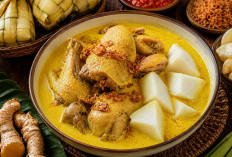 Ketupat Kuah Anam, Khas Menu Lebaran Sebagian Masyarakat Sumsel, Ini Cara Membuatnya!