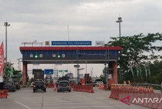 Tol Keramasan Palembang Mulai Ramai Kendaraan dari Pulau Jawa