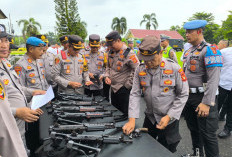 Hindari Penyalahgunaan Senpi : Polres Prabumulih Lakukan Pemeriksaan Berkala !