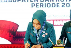 Hj. Linda Apriana Arlan Resmi Jabat Ketua TP PKK, Ketua Tim Pembina Posyandu dan Ketua Dekranasda Prabumulih