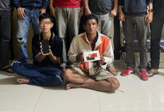 Ambil HP Milik Keluarga Pasien yang Tertinggal di Minimarket, Dua Warga PALI Ditangkap Team Singo Timur