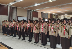 Kwarcab Prabumulih Kukuhkan 246 Pramuka Garuda Tingkat Penggalang dan Penegak, Ini Pesan Wali Kota H Arlan