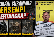 Pemain Curanmor Ini Bukan Kaleng Kaleng, Polisi Sita Senpi dan Alat Pembuat Kunci Letter T 