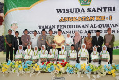 220 Santri TPA Angkatan I se-Kecamatan Tanjung Agung dan Panang Enim Diwisuda