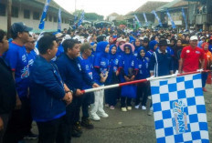 Rayakan HUT Ke-27, DPD PAN OKU Adakan Jalan Santai Bertabur Hadiah