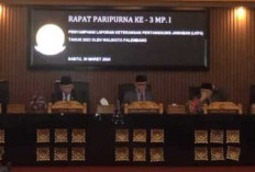 DPRD Palembang Dengarkan Penyampaian LKPJ Tahun 2023 oleh Walikota Palembang
