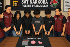 Polres Prabumulih Bongkar Pesta Narkoba di Gunung Ibul, 4 Orang Diamankan