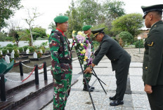 Rangkaian HUT TNI ke-79 : Kodim 0402/OKI Ziarah ke Makam Pahlawan Kesumanegara!