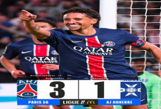 PSG Tundukkan Auxerre 3-1, Tutup Musim Ligue 1 dengan Gelar Juara