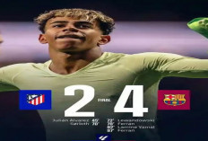 Barcelona Bangkit dari Ketertinggalan 0-2, Hajar Atletico 4-2! 