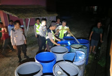 Polres Prabumulih Turun Tangan Beri Bantuan Air Bersih