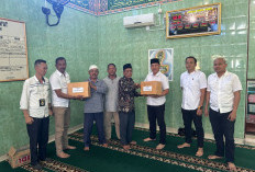 Sambut Ramadan, Satresnarkoba Polres Lubuklinggau Gelar Bakti Sosial di Masjid Nurul Aman