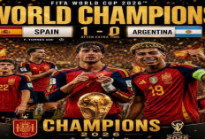 Piala Dunia 2026: Spanyol Bungkam Argentina 1-0, La Furia Roja Juara