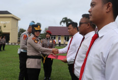 Berhasil Ungkap Laporan Polisi, Tiga Kanit Reskrim Terima Penghargaan dari Kapolres Prabumulih