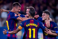 Tiga Pemain Barcelona Cetak Brace Setelah Hajar Valencia 6-0