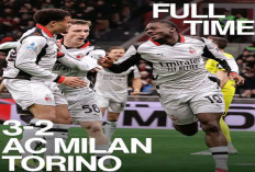 Hasil Milan vs Torino 3-2: Pangkas Jarak dari Inter di Puncak Klasemen