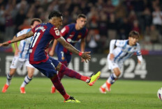 Barcelona Merangsek ke Peringkat Dua Usai Menang 2-0 atas Real Sociedad