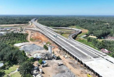 Sistem Buka Tutup Diberlakukan di Tol Palembang-Betung Selama Pemasangan Balok Jembatan