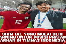 Coach Shin Tae-Yong Berikan Peringatan kepada Pratama Arhan di Timnas Indonesia