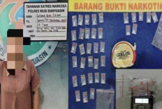 Susianna Ditangkap di Pondok Belakang Rumah : Polres Muba Temukan 35 Paket Sabu Siap Edar !