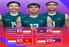 SEA V League 2025:Turun Peringkat Kalah Thailand,Timnas Bola Voli Indonesia Wajib Menang Lawan Kamboja