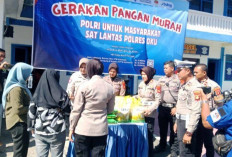 Satlantas Polres OKU Gelar Gerakan Pangan Murah