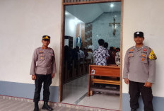 Perayaan Natal 2025, Polisi Jaga Ketat Gereja di Ogan Ilir