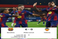 Barcelona Pesta Gol 6-0 Atas Valencia