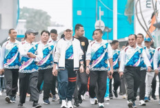 Ribuan Peserta Ikuti Jalan Sehat HUT KORPRI Ke-52 di Palembang