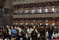 Presiden Joko Widodo dan Wakil Presiden Ma'ruf Amin Sambut Hari Raya Idul Fitri di Masjid Istiqlal