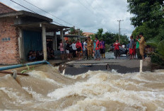 Jembatan Penghubung Putus, Ribuan Warga Payuputat Prabumulih Sumatera Selatan Terancam Terisolir