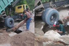 Gorong-Gorong Jebol di Ruas Payaraman–Rengas Ancam Putuskan Akses Utama Warga