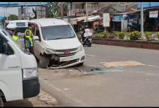 Tabrak Median Jalan,  Pengemudi Wuling Putih BK 1428 AAE Tewas Tragis