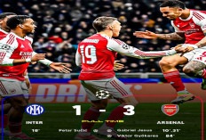 Hasil Inter Milan Vs Arsenal 1-3: Arsenal Tundukkan Inter 3-1, Rekor Sempurna Berlanjut