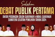 Debat Calon Gubernur Sumatera Selatan :  3 Kandidat Siap Adu Visi dan Misi  !