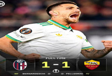 Hasil Liga Europa: Duel Sengit Bologna vs Roma Tuntas 1-1