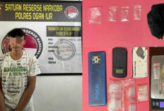 Tertangkap Tangan, Pemuda di Ogan Ilir Diduga Edarkan Sabu