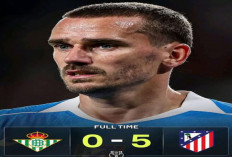 Hasil Real Betis vs Atletico Madrid 0-5: Atletico Madrid Lolos Semifinal