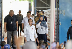 Tinjau Langsung Gudang Bulog Lubuklinggau : Presiden Jokowi Pastikan Ketersediaan Stok Beras  !