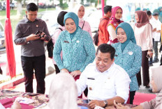 Feby Deru Tinjau Program Unggulan PKK Banyuasin