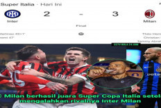 Milan Juara Supercoppa Italiana, Conceição Debut Manis dengan Comeback Epik!