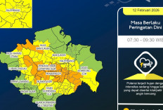 BMKG Sumsel: Hujan Disertai Kilat dan Angin Kencang Berpotensi Terjadi di Sejumlah Wilayah