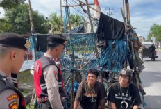 4 Sekawan Diamankan Polisi : Diduga Lakukan Pungli Bermodus Atur Lalu Lintas di Depan SPBU Indralaya !