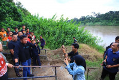 Gubernur Herman Deru Pantau Titik Rawan Bencana di Muara Enim  